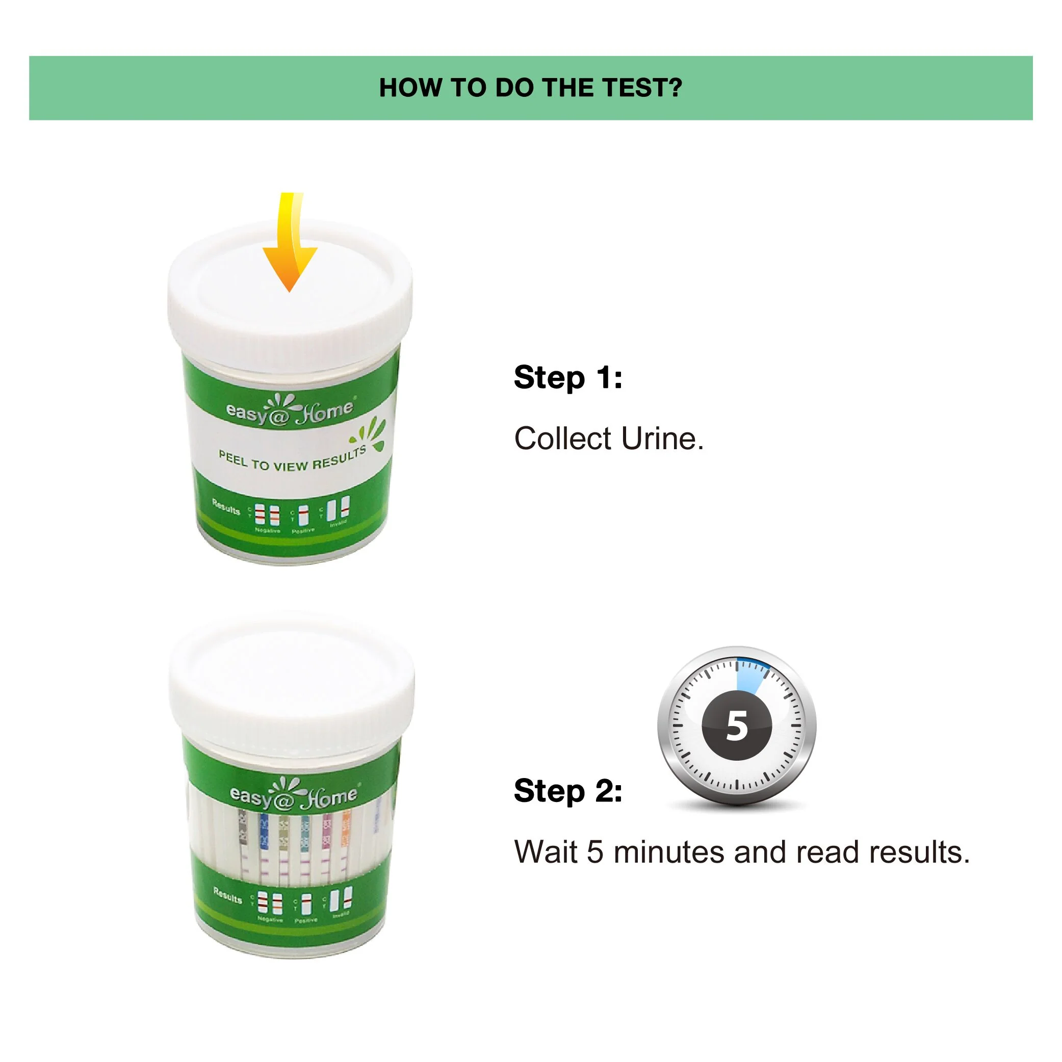 Easy@Home 12 Panel Urine Drug Test Cups #ECDOA-6125B - Image 10