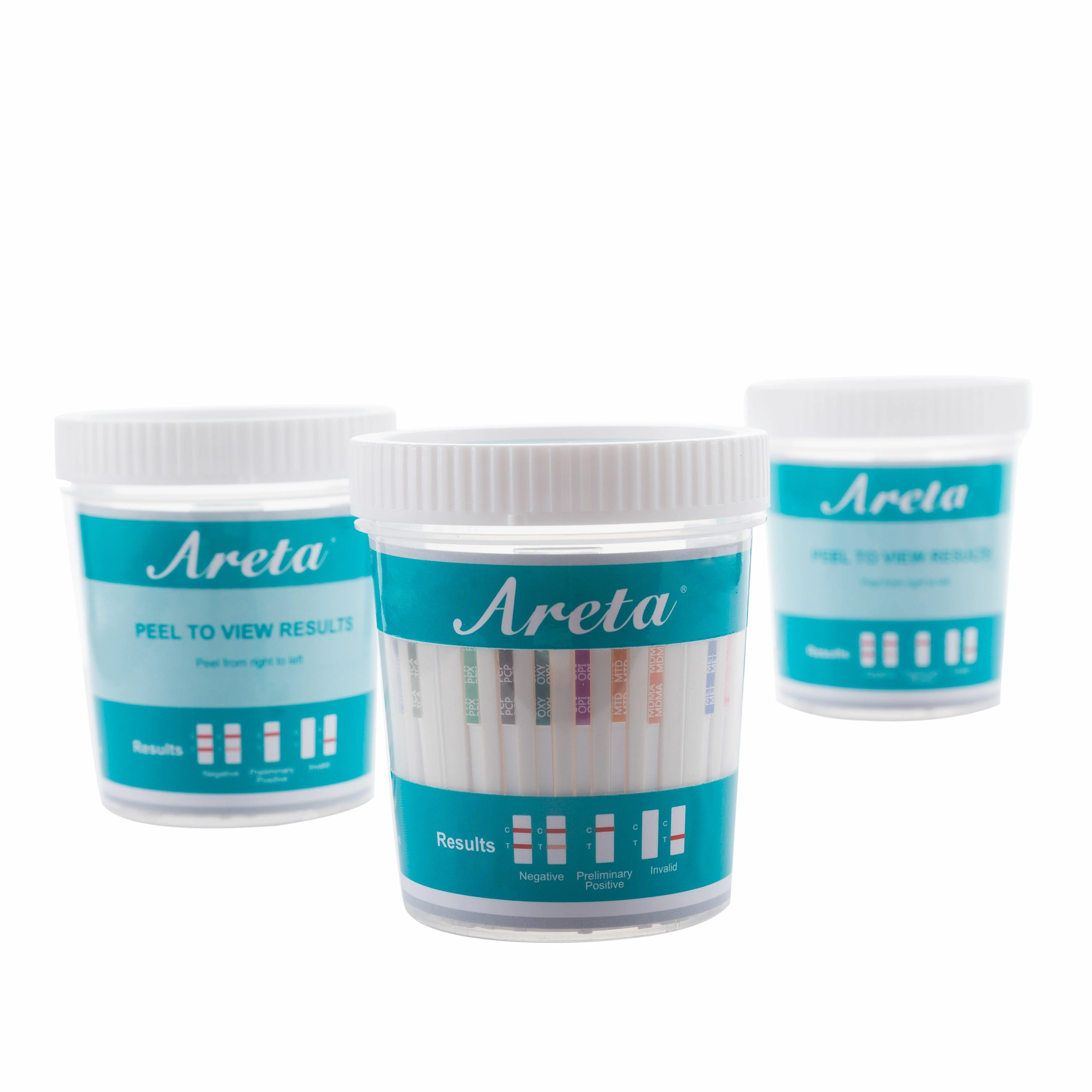 Areta 14 panel Instant Drug Test Cup Testing 14 Different Drugs Plus Temperature Strips #ACDOA-1144 - Image 5