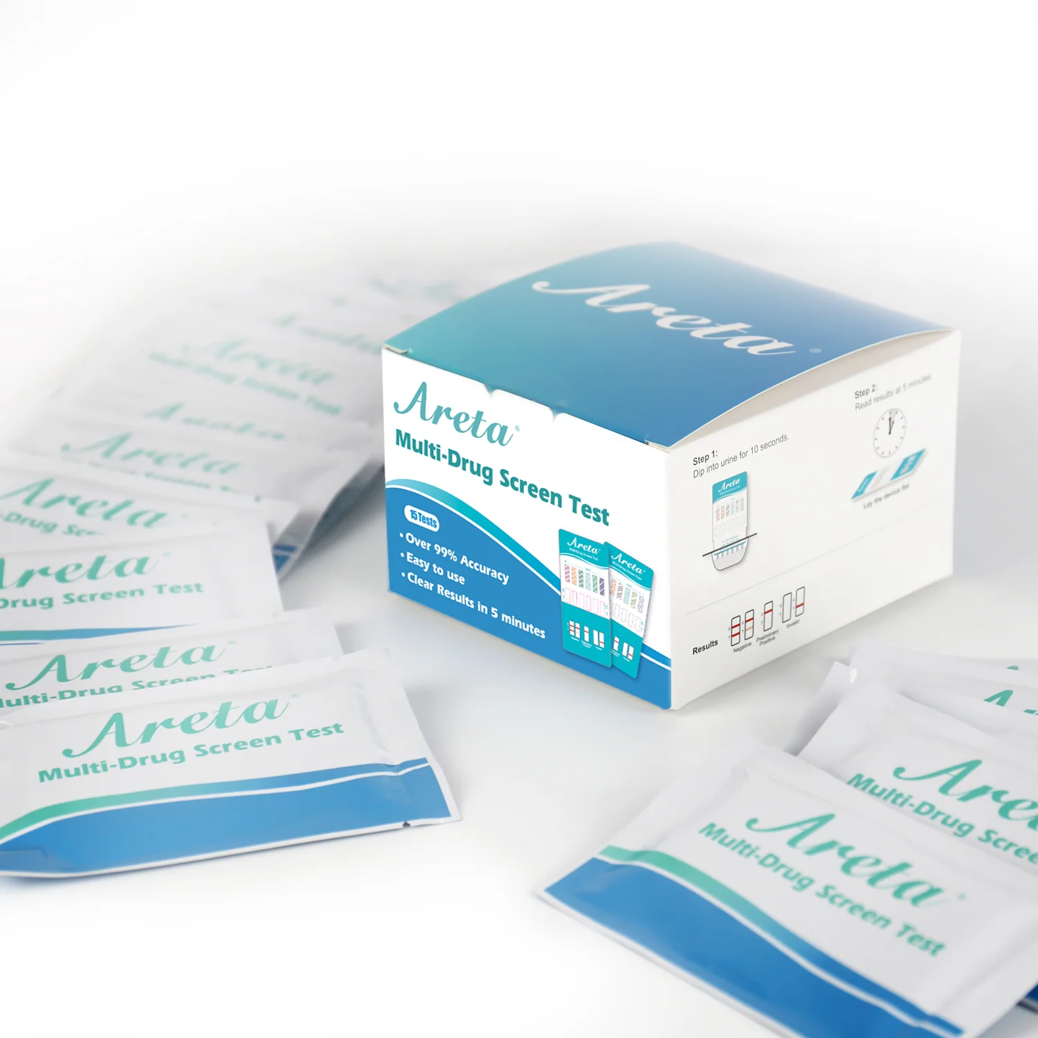 Areta 12 Panel Urine Drug Test Dip Card Kit #ADTP-1124 - Image 10