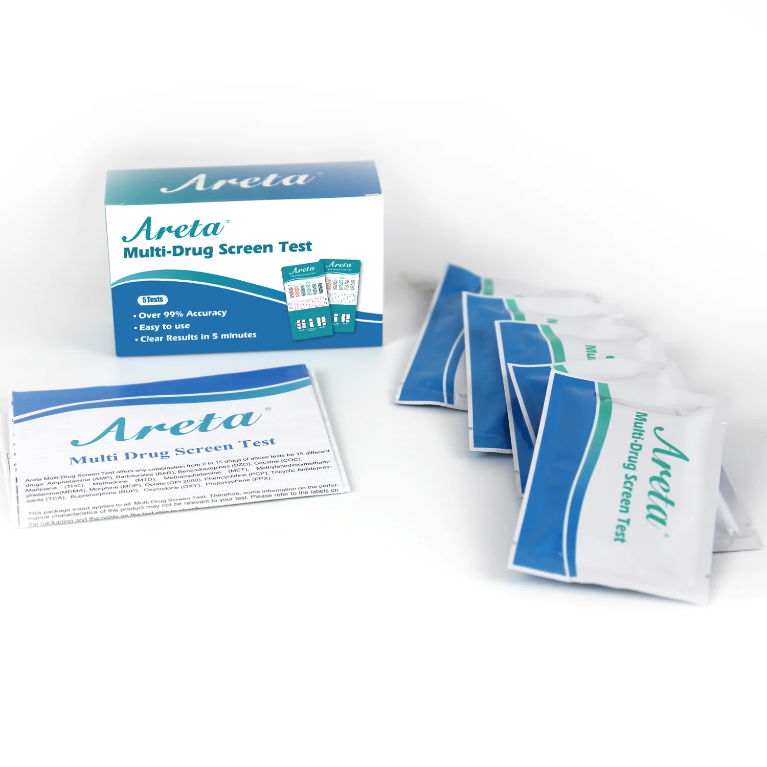 Areta 12 Panel Urine Drug Test Dip Card Kit #ADTP-1124 - Image 8