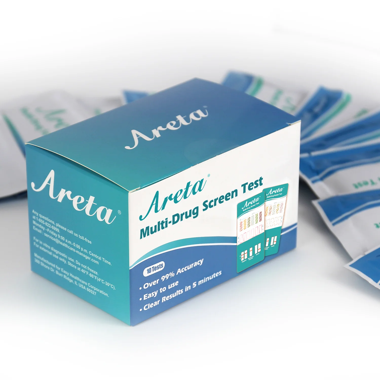 Areta 12 Panel Urine Drug Test Dip Card Kit #ADTP-1124 - Image 9