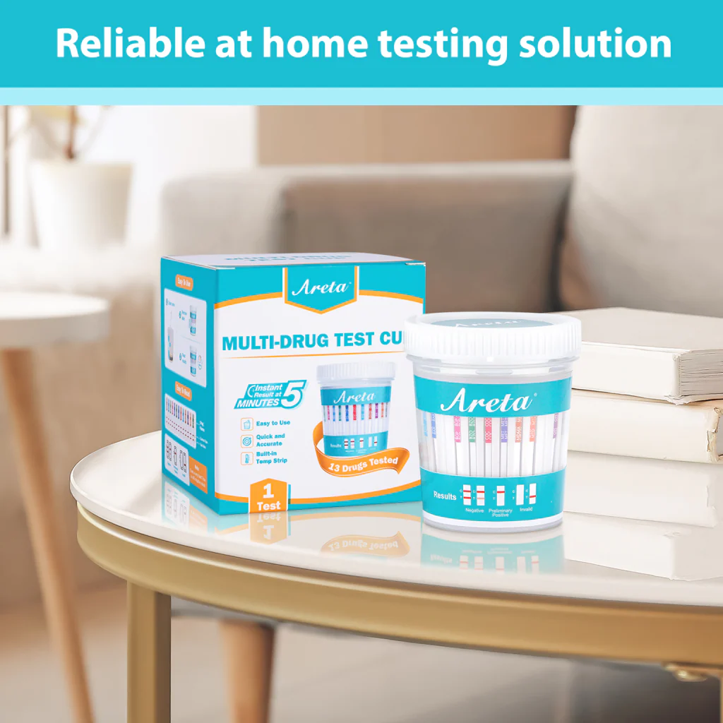 Areta 13 Panel Urine Test Cup: Easy Detect 13 Drug Metabolites, Home Testing Kit for THC,AMP,BZO,COC,BAR,OPI,BUP,MDMA,MET,MTD,OXY,PCP,TCA, Accurate Instant Results - 1 Pack ACDOA2-1134 - Image 10