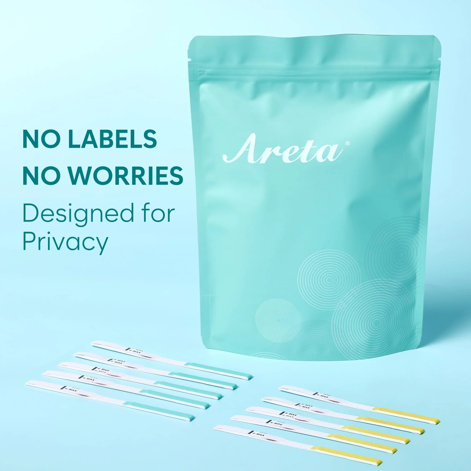 Areta Ovulation & Pregnancy Test Strips: 70 Ovulation Strips & 20 Pregnancy Tests Combo Kit | Accurate at-Home Fertility Tracker | Highly Sensitive Early Pregnancy Detection | 70 LH + 20 HCG - Image 5