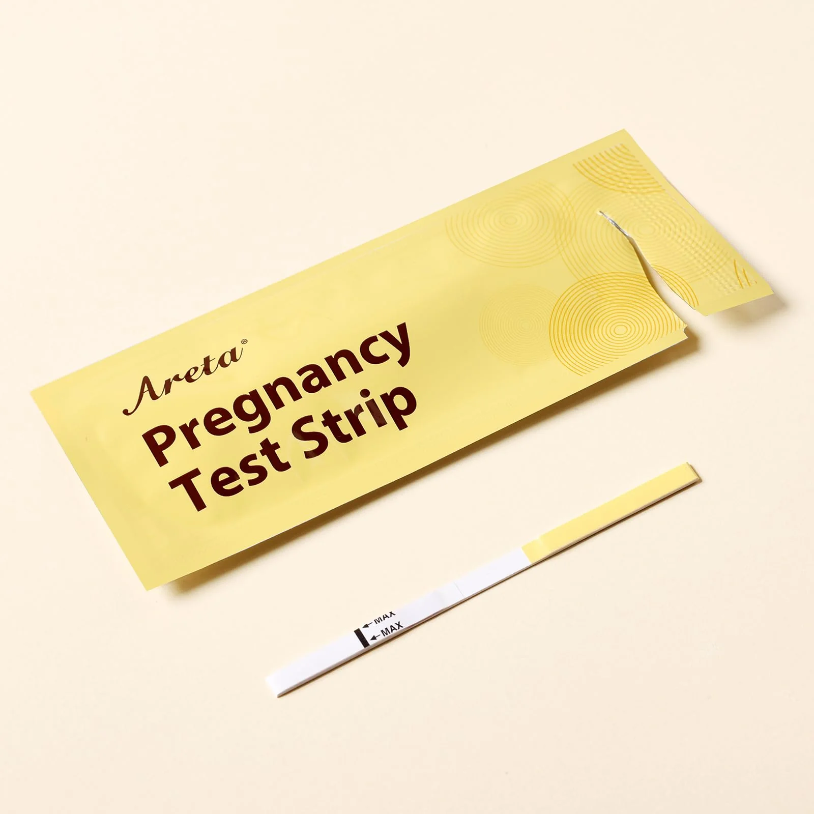 Areta Pregnancy Test Strips: 20-Pack hCG Tests, Highly Accurate and Rapid Results for Early Detection Before Your Missed Period | Expiration Date 11/24/2026 - Image 2