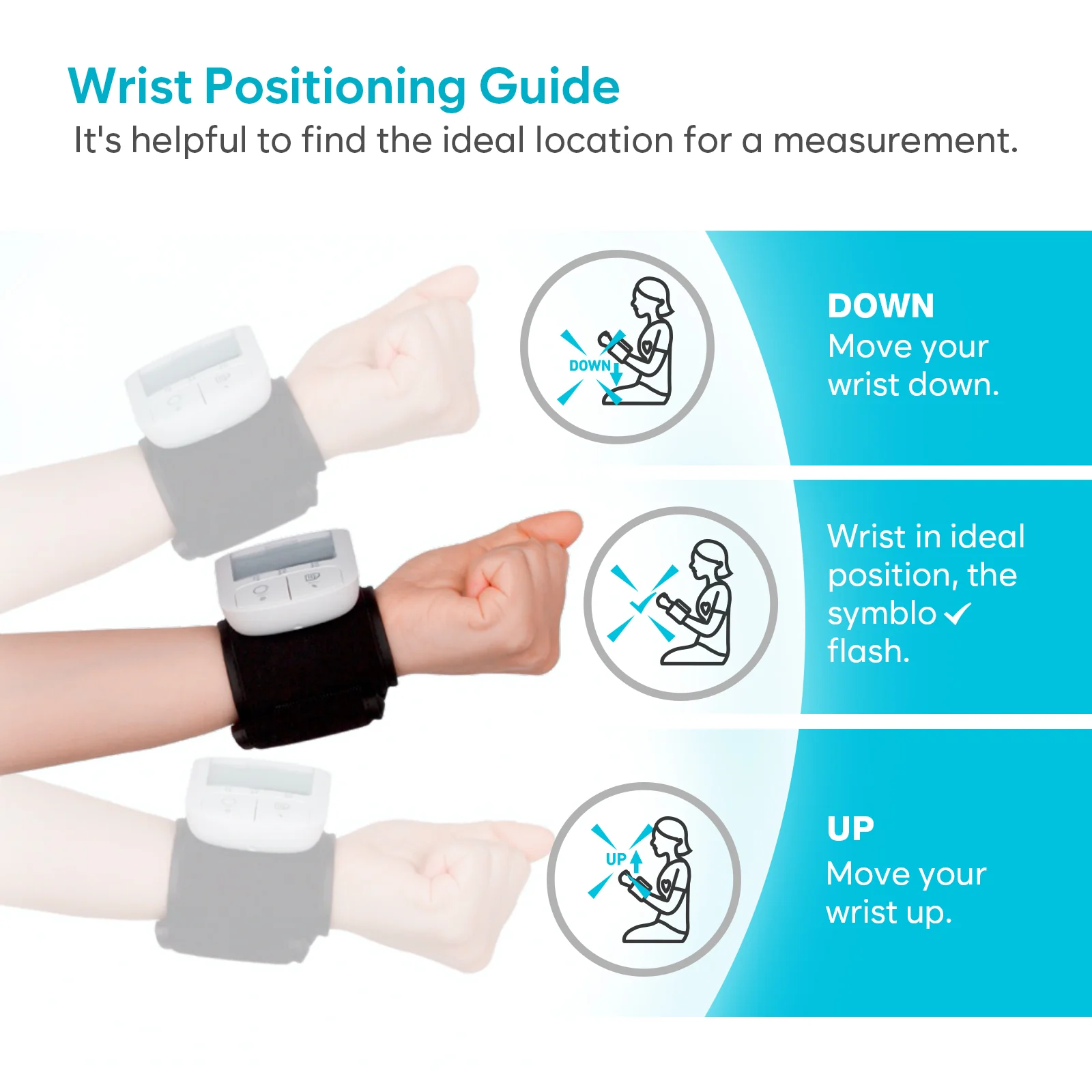 Automatic Wrist Blood Pressure Monitor: Easy@Home Bluetooth Smart Large Cuff BP Machine | Digital Sphygmomanometer| Heart Positioning Indicator | iOS & Android APP | EBP-085 - Image 3