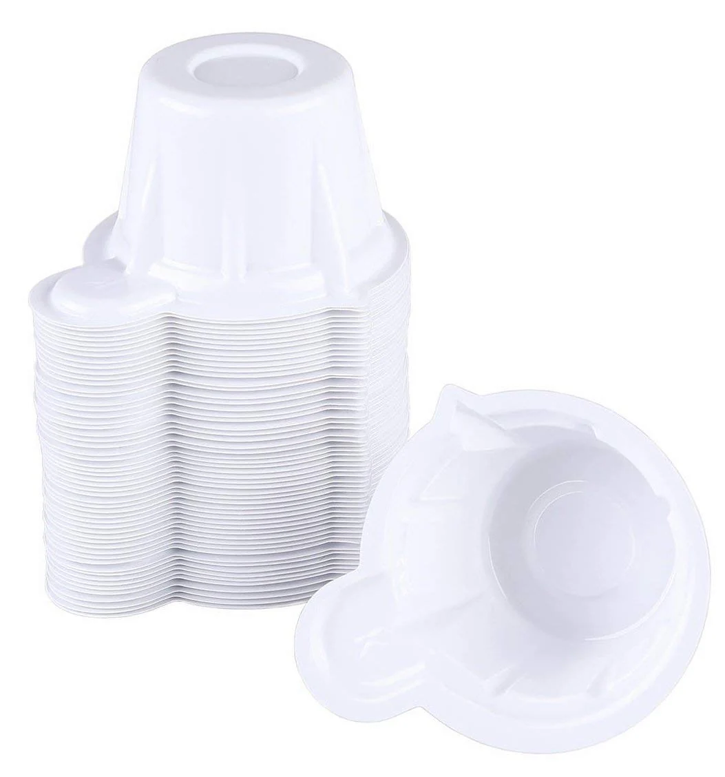 Easy@Home 100 Disposable Plastic Urine Specimen Cups with 3 Free Ovulation Test Strips - Image 3
