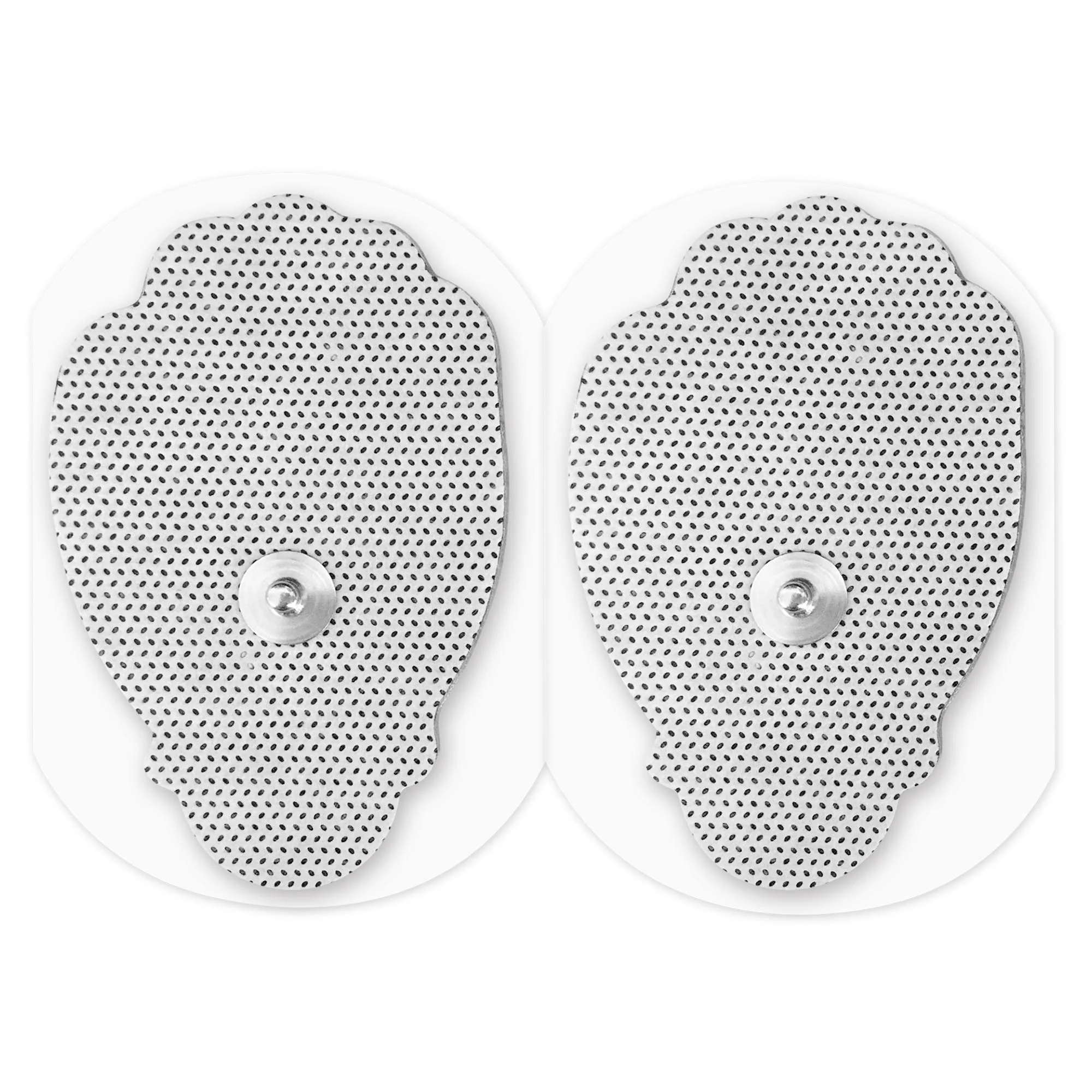 Easy@Home 16 2"x3" Reusable Adhesive Electrode TENS Pads for TENS Electronic Pulse Massager in Hand Shape, 510K Cleared for Over The Counter (OTC) Use - Image 2