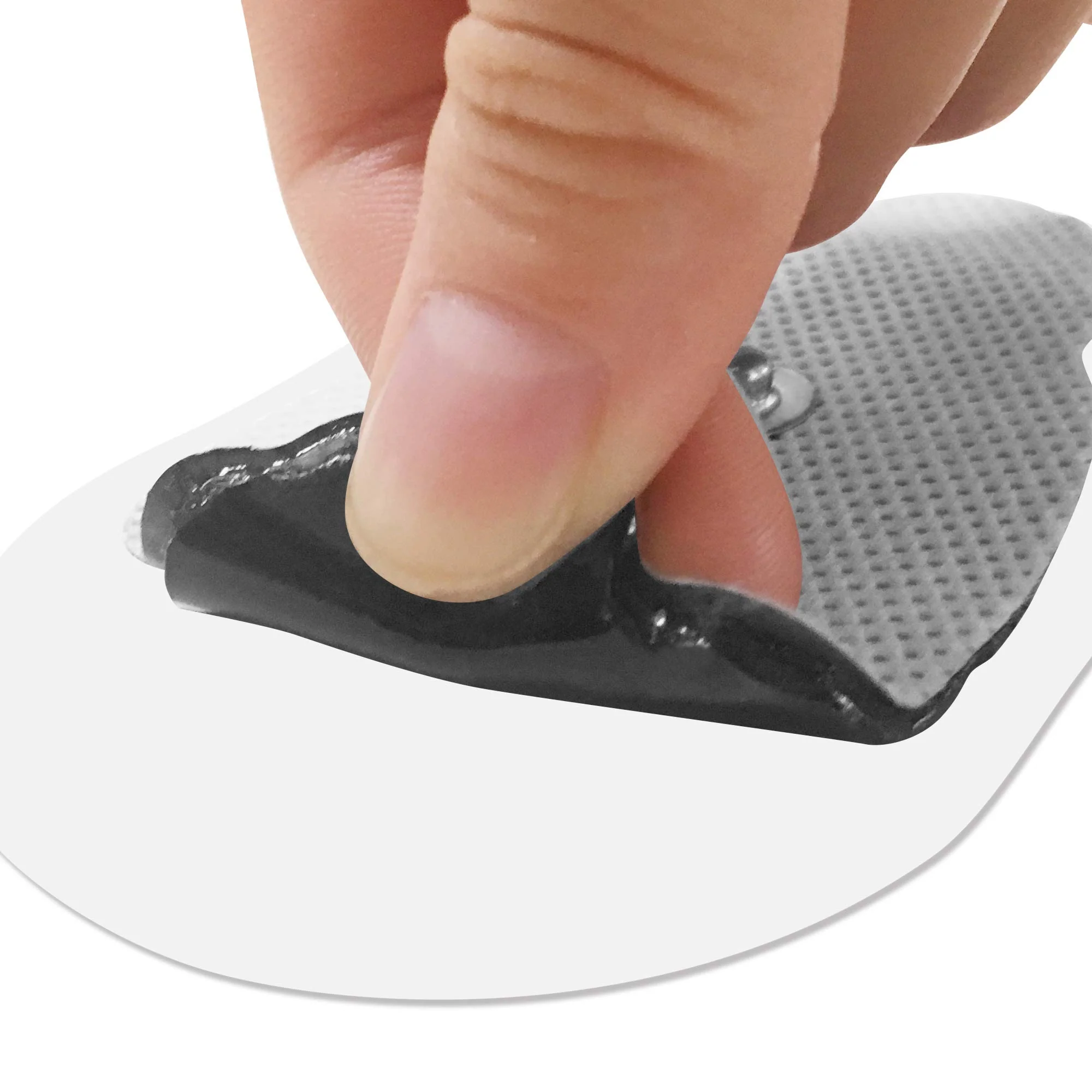 Easy@Home 16 2"x3" Reusable Adhesive Electrode TENS Pads for TENS Electronic Pulse Massager in Hand Shape, 510K Cleared for Over The Counter (OTC) Use - Image 4