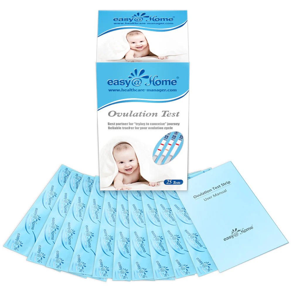 Easy@Home Ovulation Test Strips, 25 Pack Fertility Tests, Ovulation Predictor Kit, Powered by Premom Ovulation Predictor iOS and Android App, 25 LH Strips - Image 6