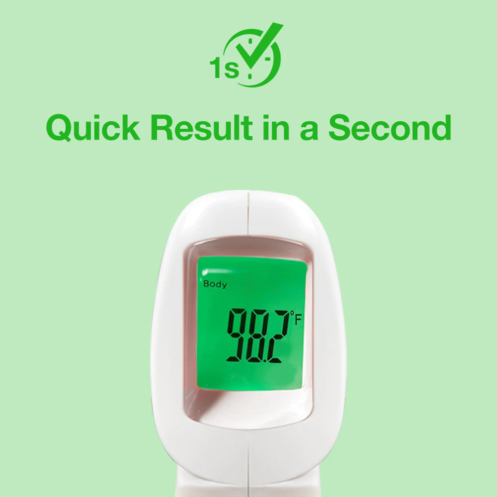 Easy@Home 3 in 1 Non-Contact Infrared Forehead Thermometer (US Stock) for Digital Temperature of Babies, Kids and Adults, Co-Branding JXB-178 - Image 7