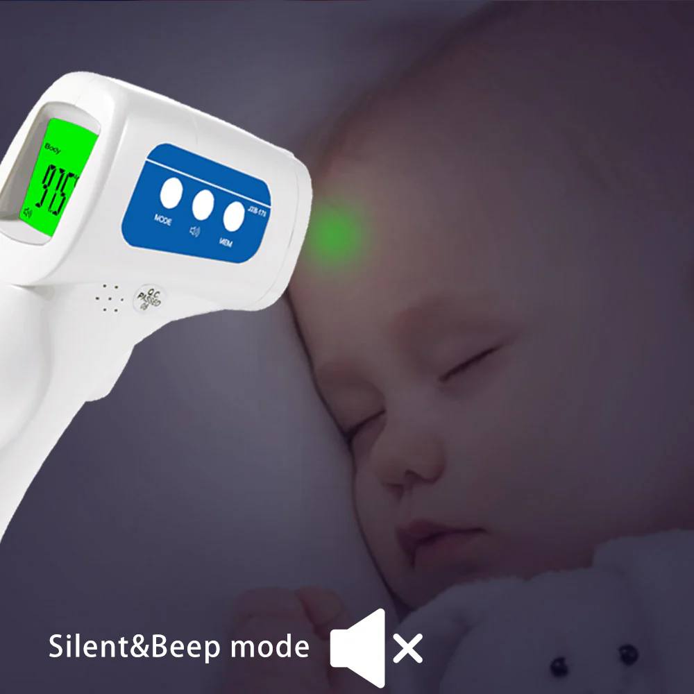 Easy@Home 3 in 1 Non-Contact Infrared Forehead Thermometer (US Stock) for Digital Temperature of Babies, Kids and Adults, Co-Branding JXB-178 - Image 8