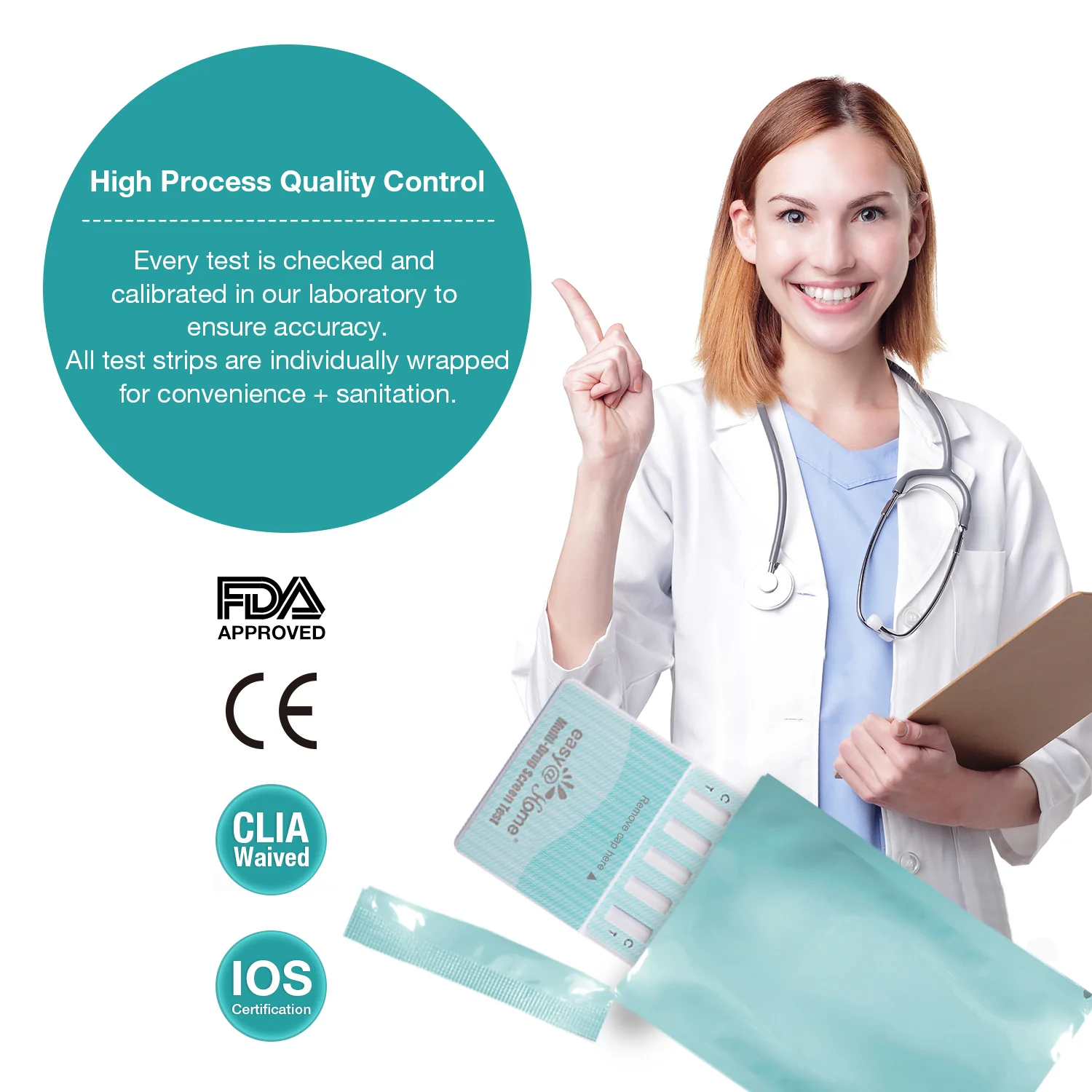 Easy@Home 9 Panel Instant Urine Dip Drug Test, Testing - AMP,BUP,BZO,COC,MOP,MTD,OXY,PPX,THC #EDOAP-295 - Image 11