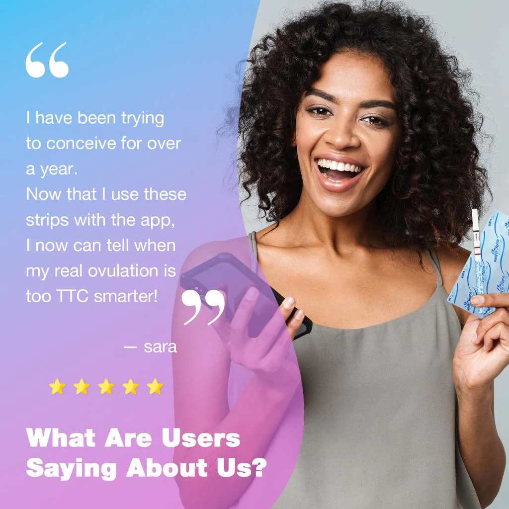 Ovulation Test Strips Powered by Premom Ovulation Predictor APP, FSA Eligible, 40 Ovulation Test and 10 Pregnancy Test Strips, 40LH +10HCG | Package May Vary - Image 5