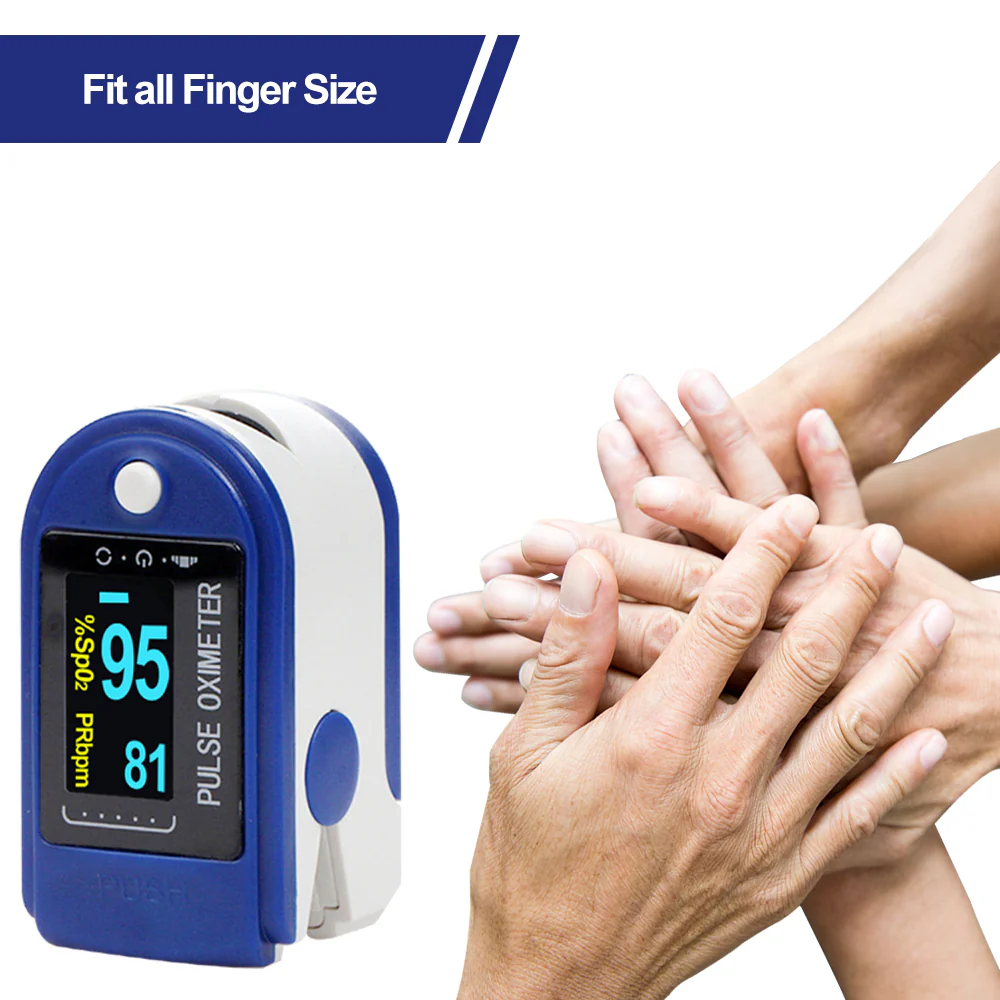 Easy@Home Fingertip Pulse Oximeter (Not for Medical Use) - SpO2 Blood Oxygen Saturation Meter and Heart Rate Monitor -EHP050 - Image 5