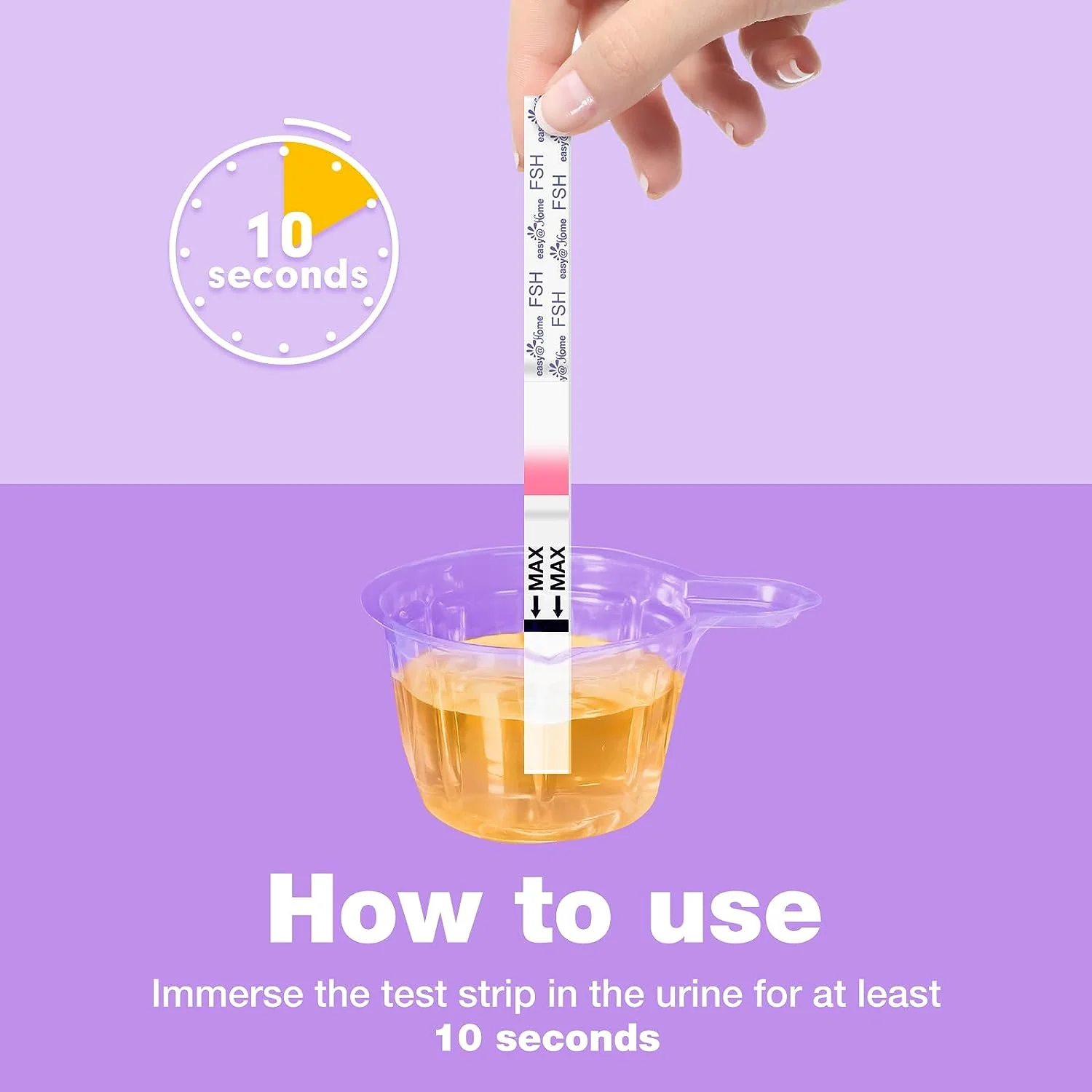 Easy@Home FSH Test Kit: 10 FSH Test Strips for Women – Track Hormone Levels and Support Fertility Planning at Home - Image 4