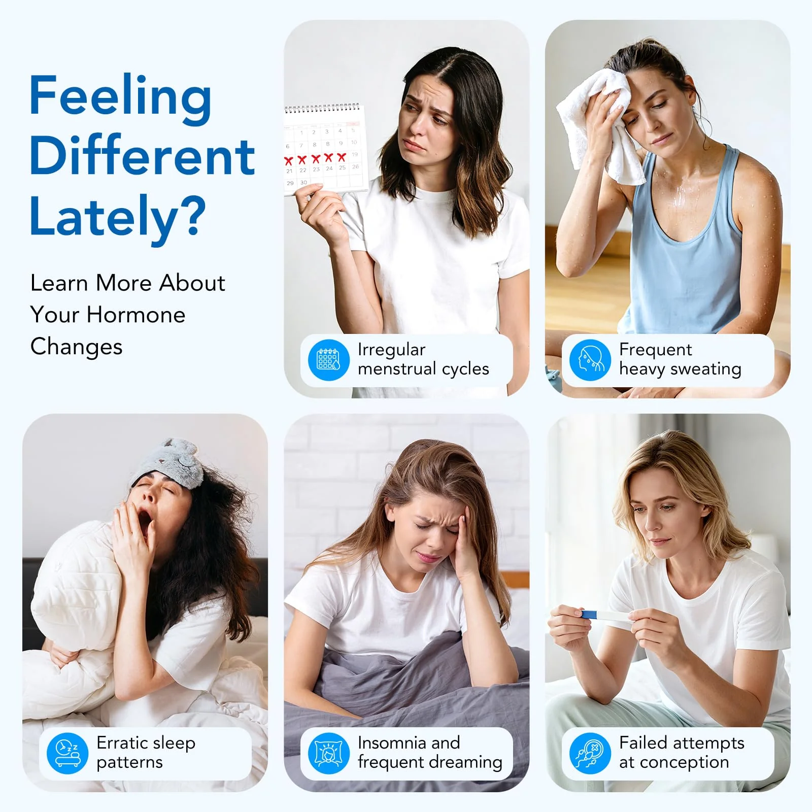 Easy@Home FSH Test Kit for Women - At-Home Hormone & Cycle Tracking with Premom App | Midstream Urine Test for Female Hormone Tracking | Reliable & Quick Results | 5 Tests - Image 5