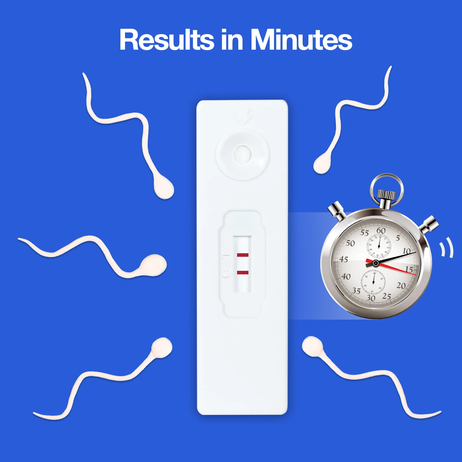 Easy@Home Male Fertility Sperm Test: Indicates Normal or Low Sperm Count | Convenient Accurate Private Semen Analysis for Men, 1 Pack - Image 5