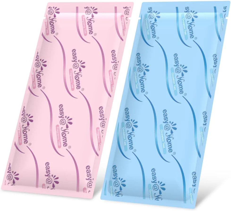 Easy@Home Ovulation & Pregnancy Test Strips Kit: 40 Ovulation Strips and 10 Pregnancy Tests– Accurate Fertility Tracker OPK - Powered by Premom Ovulation APP | 40LH + 10HCG + 50 Urine Cups - Image 9