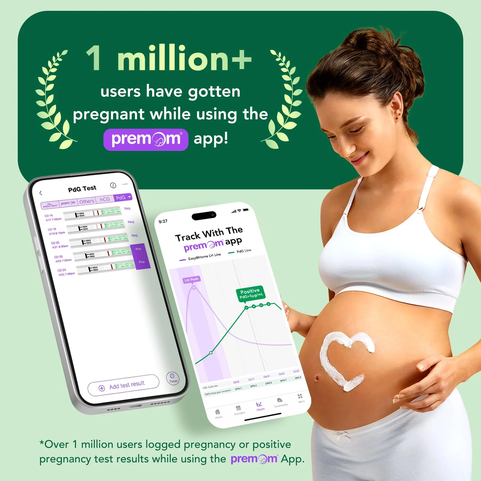 Easy@Home PdG Test Strips: 10 Pack - Track Ovulation Insights with Progesterone Urine Tests – at Home Fertility Test for Women with Premom Ovulation App - PdG (Pregnanediol Glucuronide) Tests - Image 8