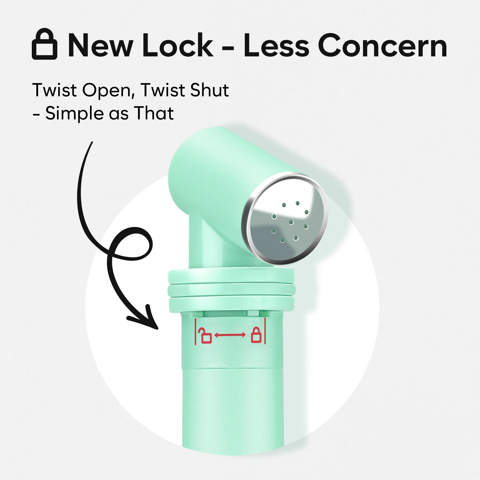 Easy@Home Portable Bidet for Travel: Peri Bottle for Postpartum Care - Handheld Sprayer for Women & Men | 380ml(12.8oz) Large Personal Hygiene Cleaning Bottle | BPA-free | EPB-01 Green - Image 4