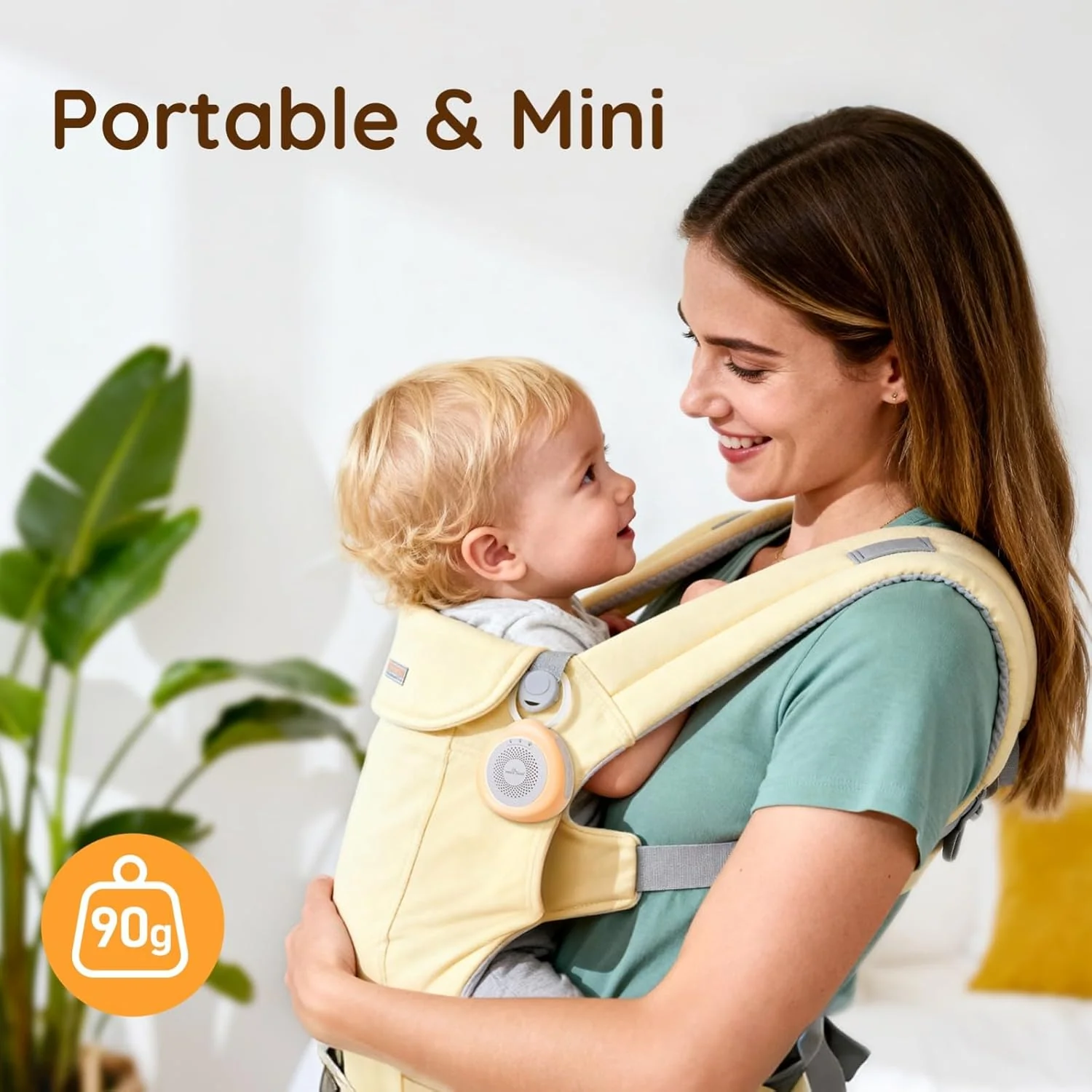 Easy@Home Portable White Noise Machine with 30 Relaxing Sounds, Automatic Timer, Child Lock, and Night Light | Ideal for Babies and Adults, White Noise Generator and Sounds for Sleep and Relaxation - Image 3