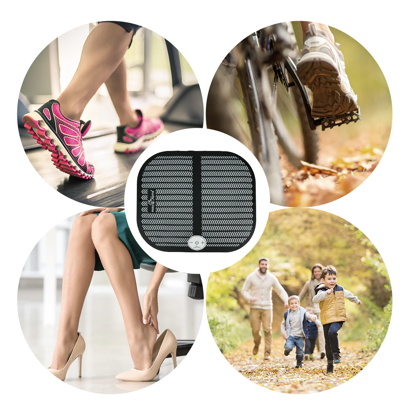 Easy@Home TENS Foot Massager Mat - Accessory of TENS Model# EHE015 and EHE029G (Controller Sold Separately, Mat Can’t Be Used Without TENS Unit Controller), Portable Foot Massager Pad EFM-05R - Image 6