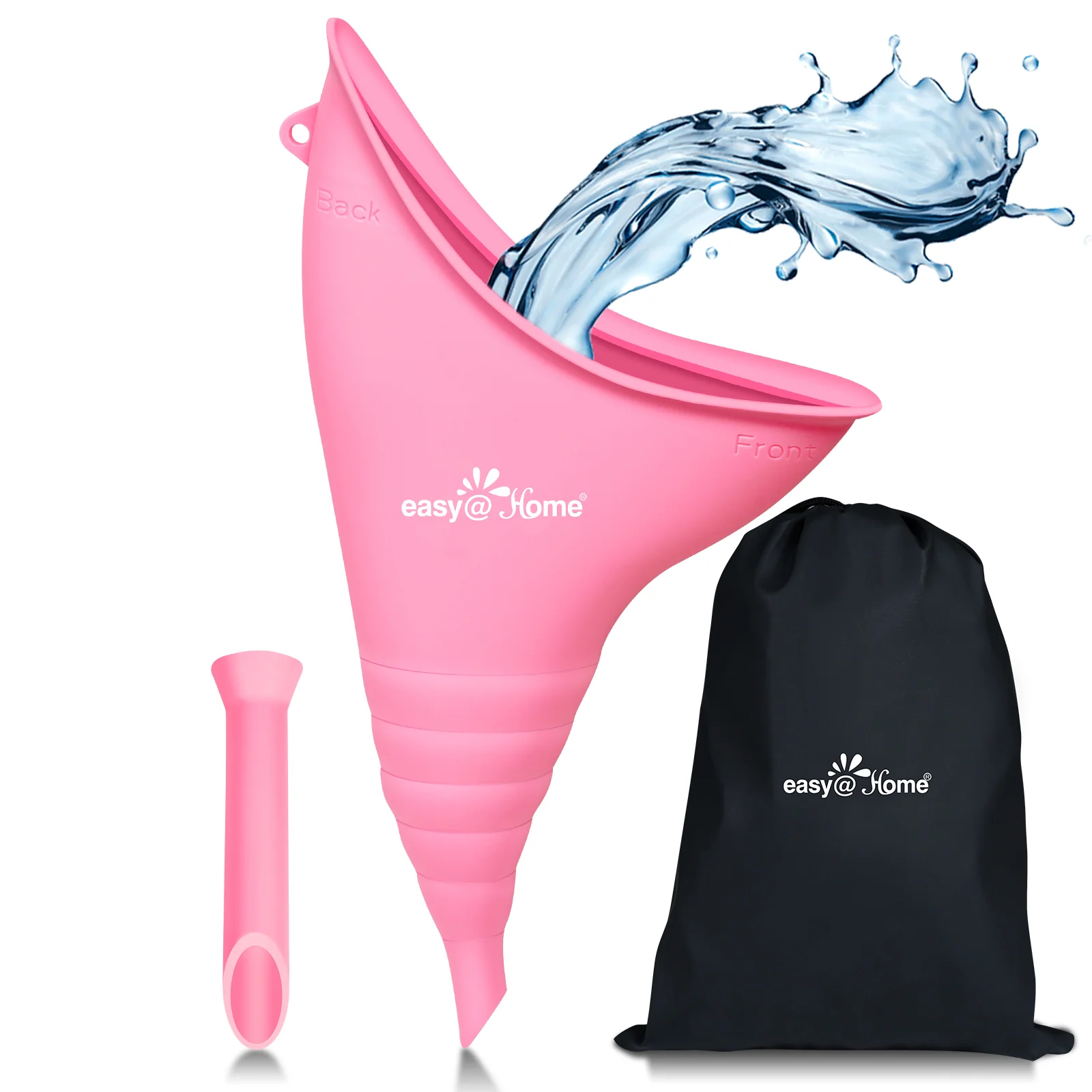 Portable Female Urination Device for Women: Easy@Home Silicone Female Urinal Device Pee Standing Up Funnel Reusable for Travel | Camping | Car | Outdoor | Hiking EUD408 - Image 10