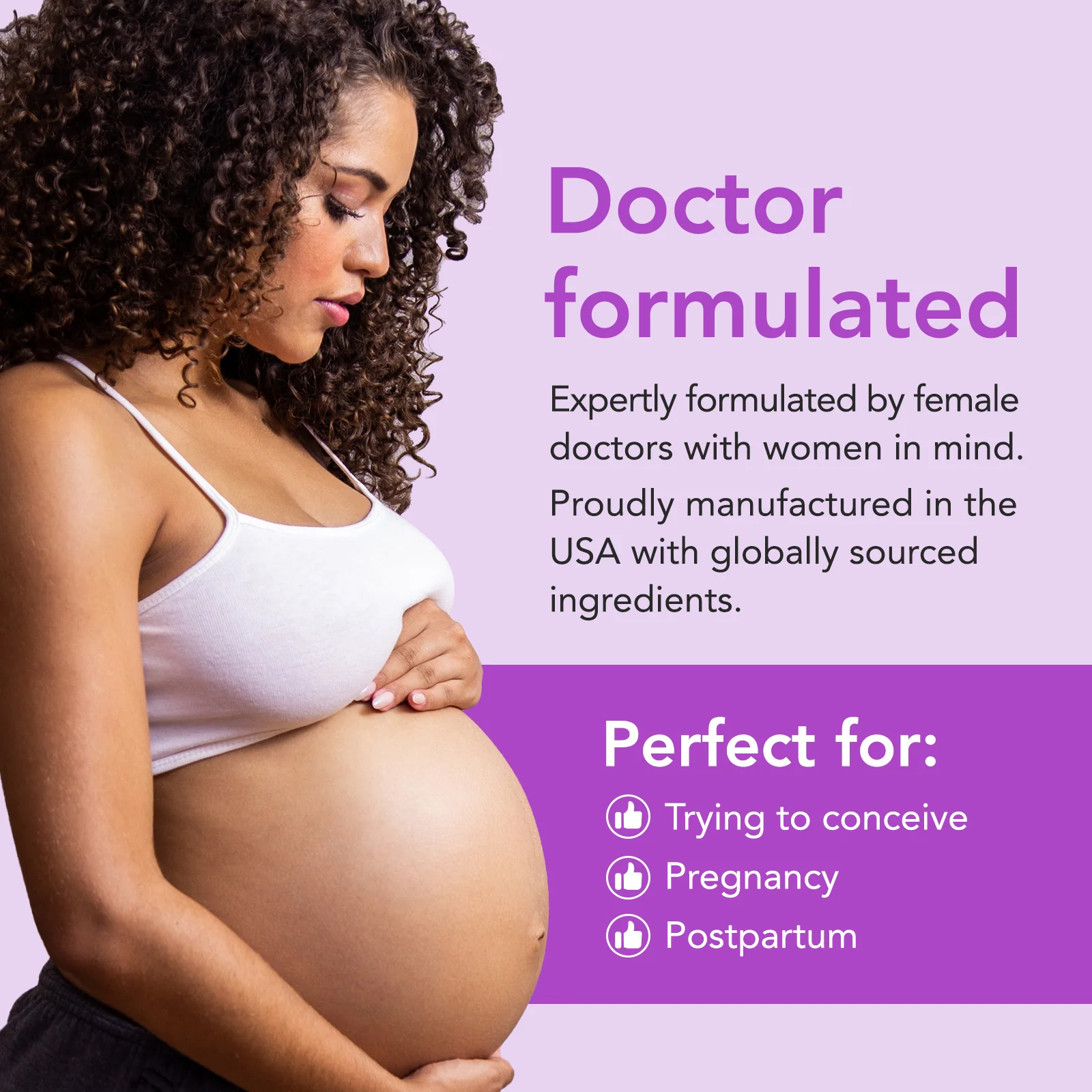 Premom Multivitamin for Women - Prenatal Formula Vitamin Supplements: Methyl Folate + Iron + Biotin + Zinc + 27 Nutrients, Choline + B Complex Conception Fertility Prenatal Vitamins - Image 4