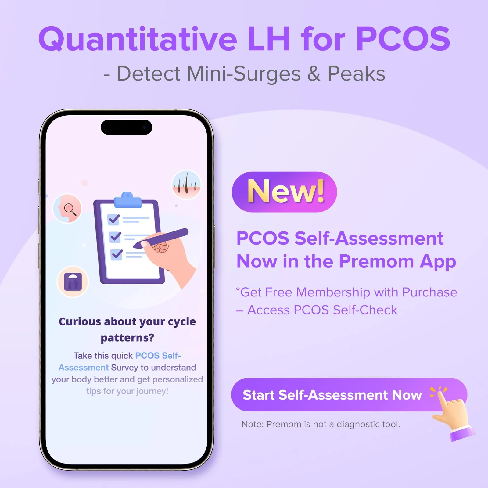 Premom Quantitative Ovulation & Pregnancy Test Kit with Sperm Friendly Fertility Gel: 25 LH + 5 HCG Strips + 2 Pee Cups + 2oz Fertility Gel | Accurate LH Tracking | pH Balanced | Works with Premom App - Image 4