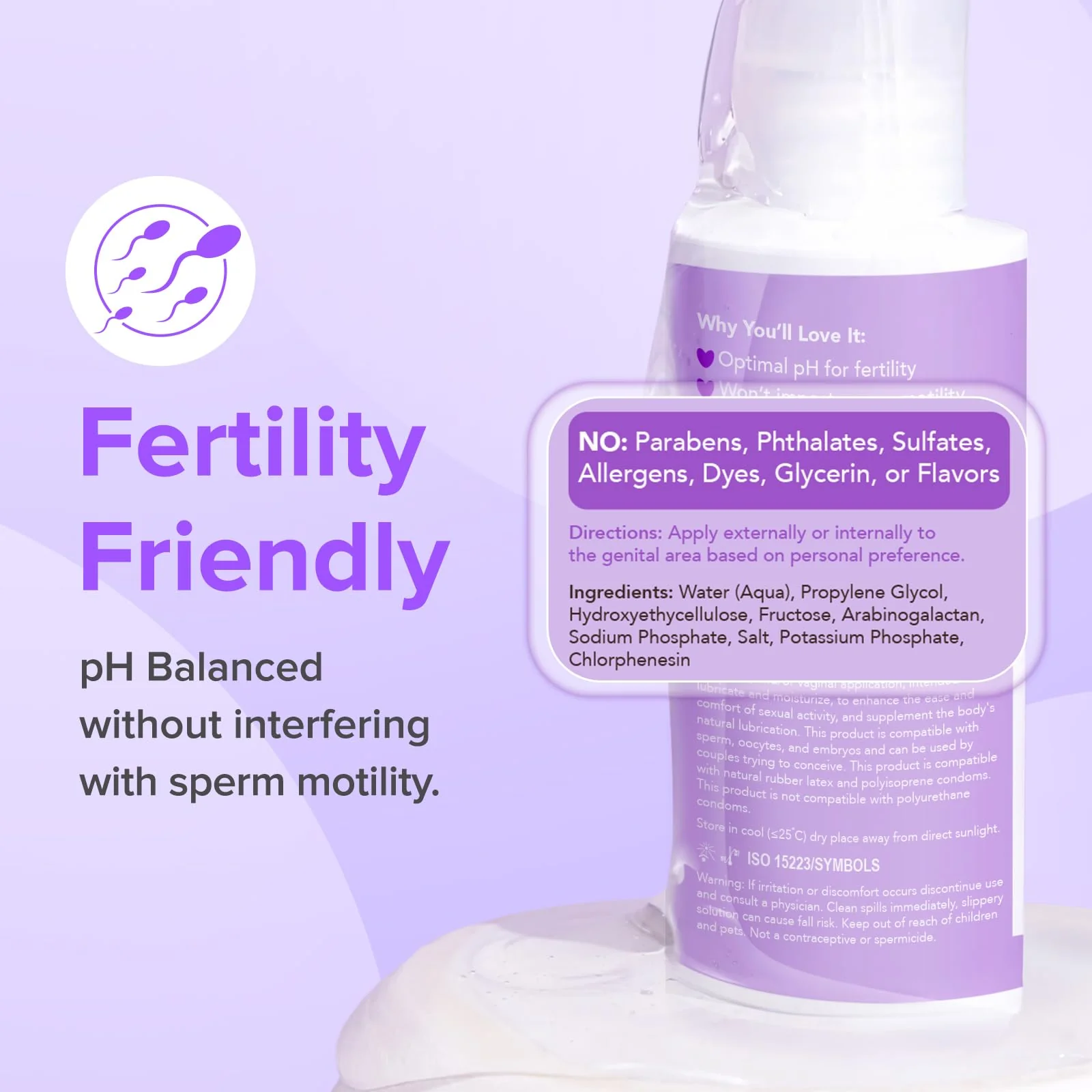 Premom Quantitative Ovulation & Pregnancy Test Kit with Sperm Friendly Fertility Gel: 25 LH + 5 HCG Strips + 2 Pee Cups + 2oz Fertility Gel | Accurate LH Tracking | pH Balanced | Works with Premom App - Image 6