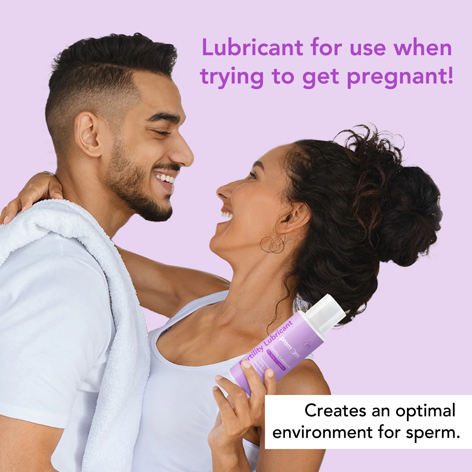 Premom Water Based Fertility Lubricant - Pregnancy-Prep Lube for Women & Couples Trying to Conceive: Sperm Friendly | pH Balanced | Paraben Free | 2 Fl Oz, PF-LBT-T2 - Image 6