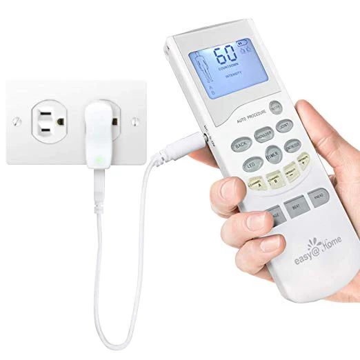 Easy@Home Rechargeable TENS Unit Professional Grade Electronic Pulse Massager - Backlit LCD Display, Leather storage bag, Powerful Pulse Intensity, 510K Cleared, FSA Eligible OTC Home Use, EHE012PRO - Image 6