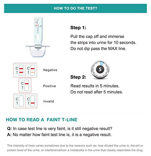 Drug Test Single Panel Buprenorphine / BUP WDBU-114 - Image 6