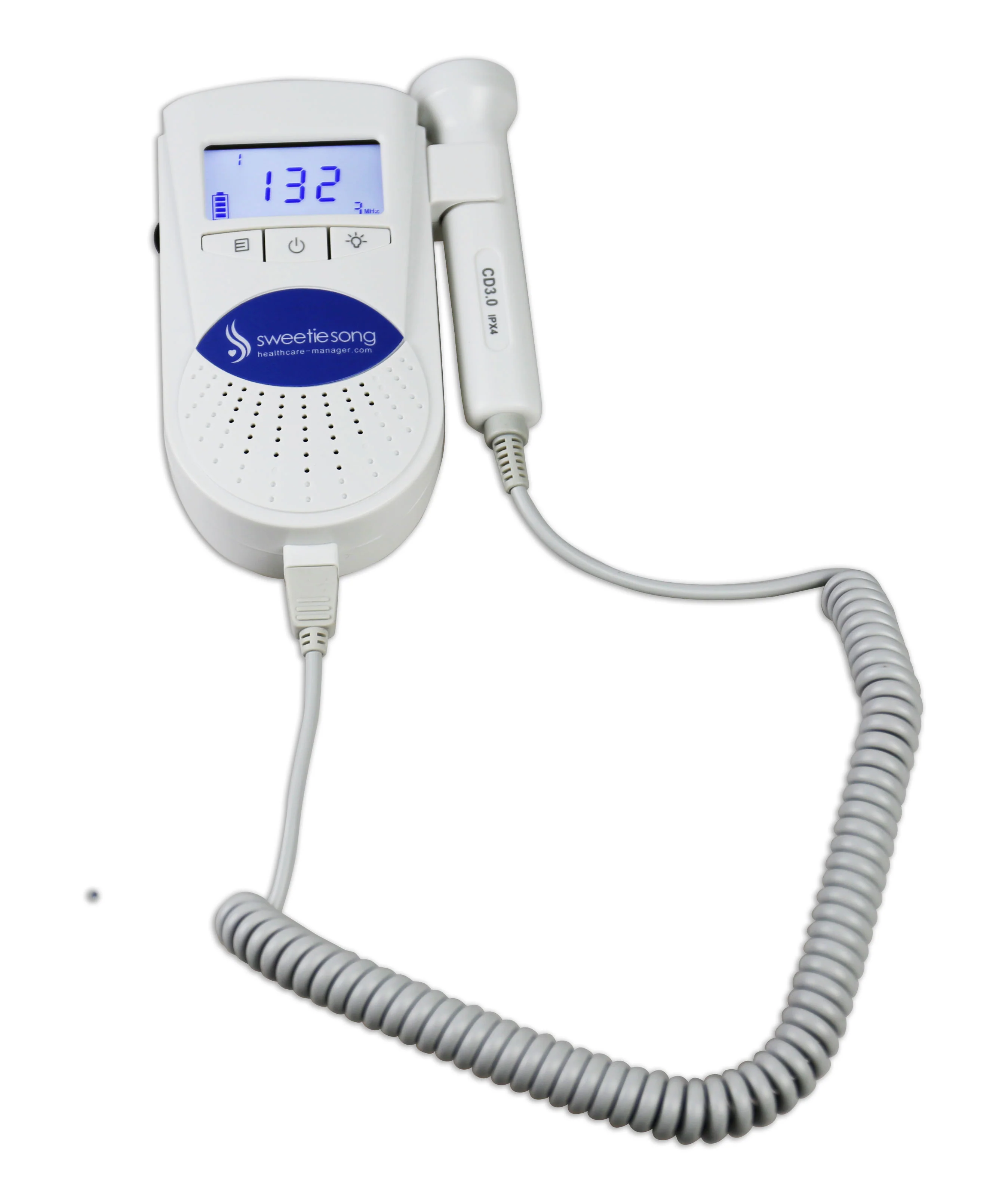 SweetieSong EZD-100ST Pocket Fetal Doppler 3MZ Probe, Baby Heart Monitor - Image 6
