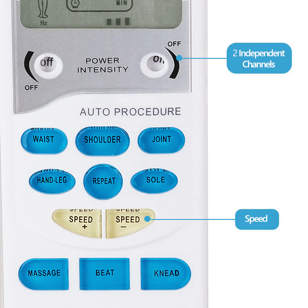 Easy@Home TENS Unit Muscle Stimulator - Electronic Pulse Massager, 510K Cleared, FSA Eligible OTC Home Use handheld Pain Relief therapy Device-Pain Management Machine Gift for Mom Dad - EHE009 - Image 5