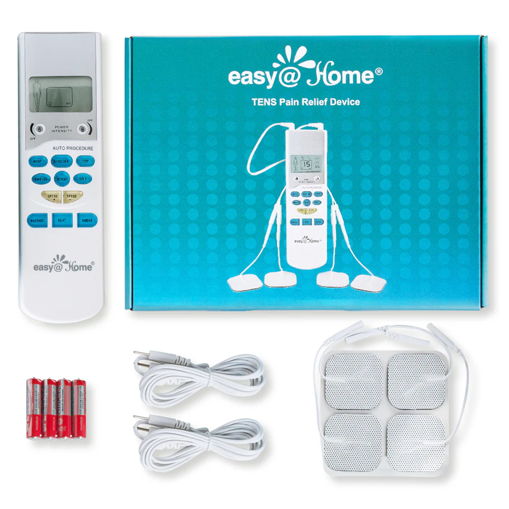 Easy@Home TENS Unit Muscle Stimulator - Electronic Pulse Massager, 510K Cleared, FSA Eligible OTC Home Use handheld Pain Relief therapy Device-Pain Management Machine Gift for Mom Dad - EHE009 - Image 8