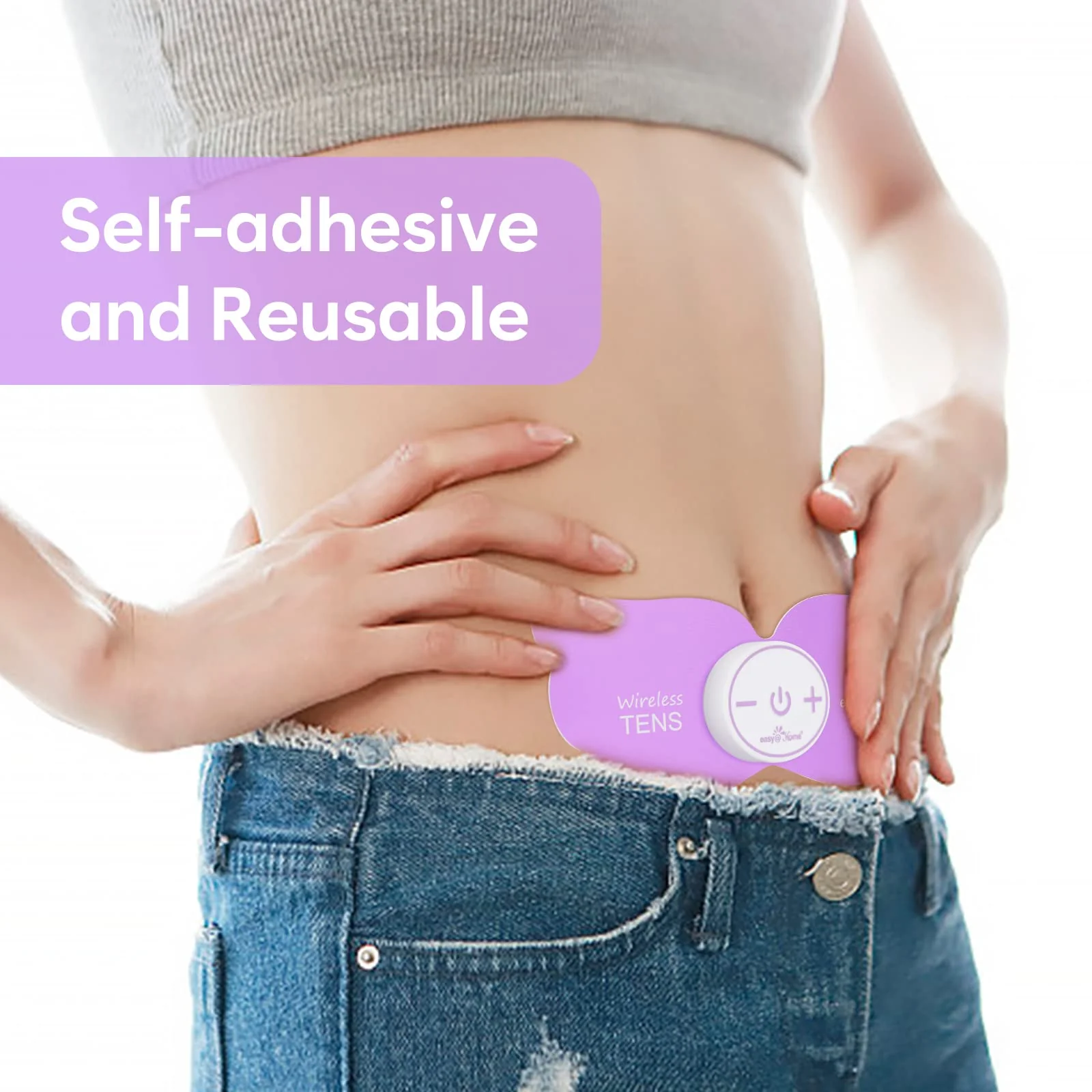 Tens Unit Wireless Electrode Pads: Easy@home Reusable Electrodes Pads I 3 Pack 6.6" x 3" Reusable Reusable I Non Irritating Design Pulse Massagers Replacement, 2 Pads per Pack, ETP019 - Image 5