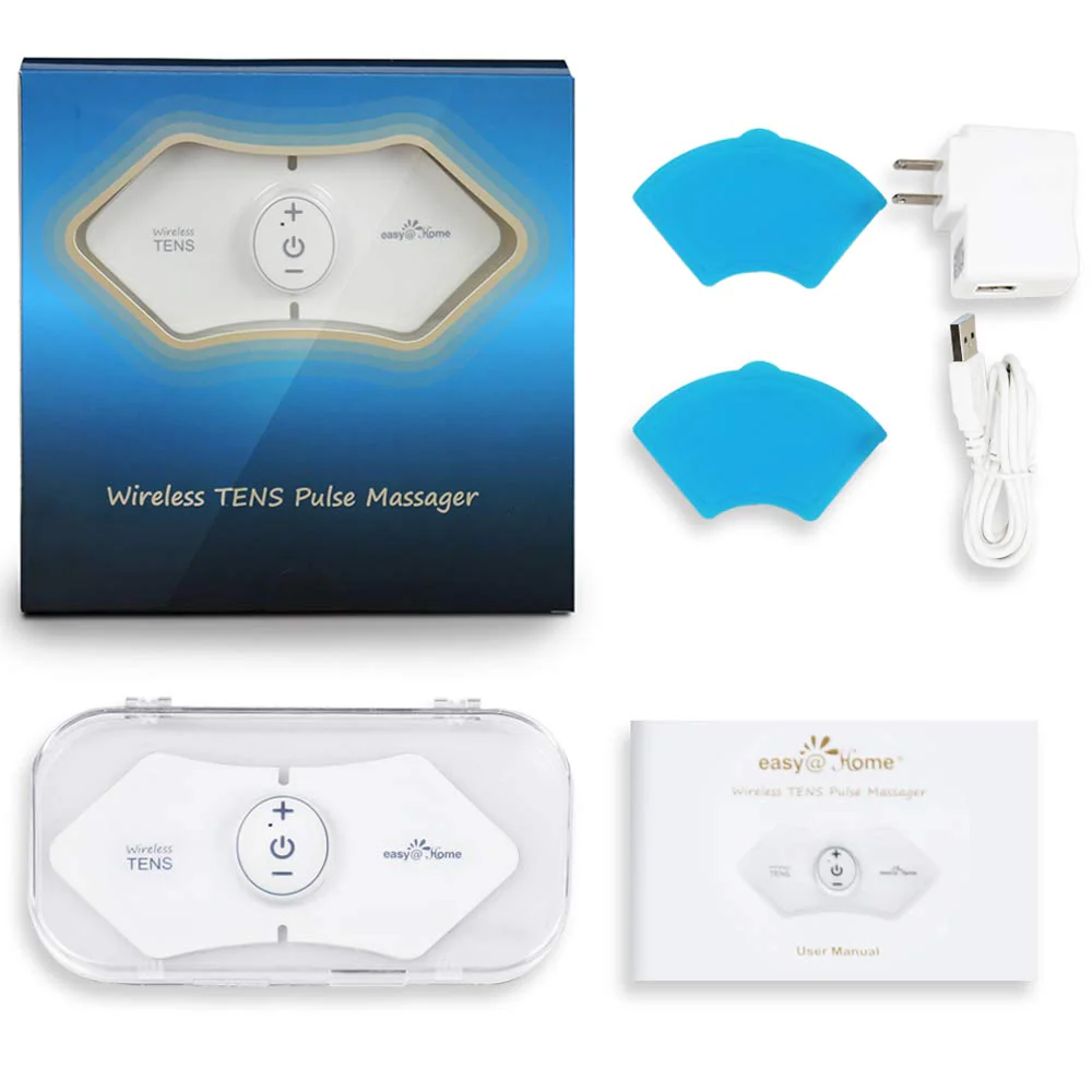 Easy@Home Wireless Rechargeable TENS Unit, FSA Eligible Muscle Stimulator and Pain Relief TENS Pulse Massager - FDA Cleared for OTC Cleared Pain Relief EHE016 - Image 8